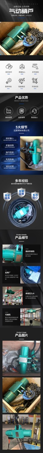 HQ3-12環(huán)鏈氣動葫蘆